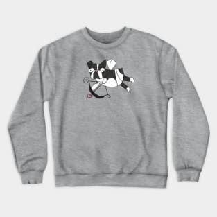 Cupid Boston Terrier Crewneck Sweatshirt